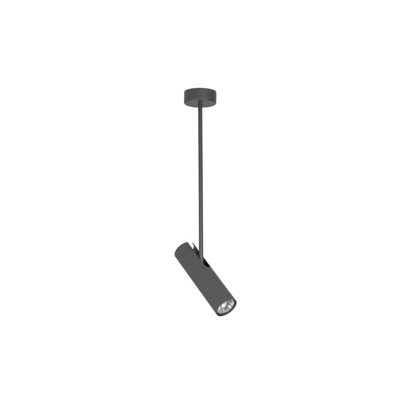 Hanke 1 - Light Single Pendant, 77cm H x 8cm W x 8cm D, Graphite