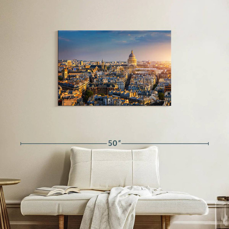 Coucher de soleil Vanna à Paris, H 24 po x l 36 po