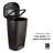 Calhoon Plastic 13 Gallon Step On Trash Can-944418242