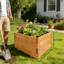 Boîte à fleurs en bois 23,6 po-122764510