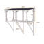 Cat Window Box, 43.3" Catio Outdoor Cat Enclosure for Sunbathing, Napping & Viewing, Window Perch for Large Indoor Cats - All Weather Use, Cat Cage