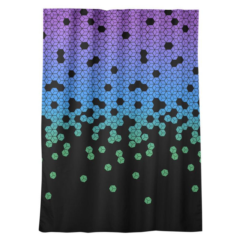 Avicia Room Darkening Curtain Single Panel, Peacock