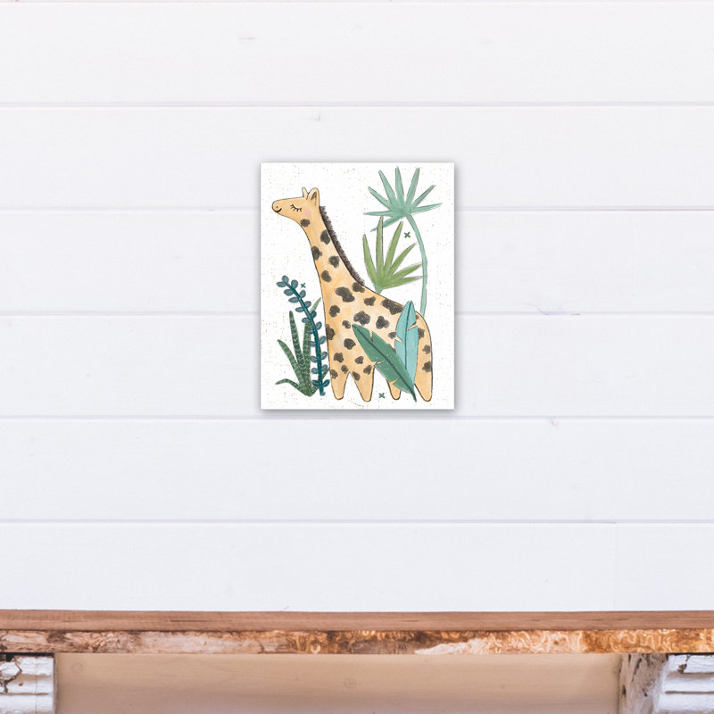 Art sur toile sauvage giraffe Bolton, H 14 po x l 11 po x P 1,25 po
