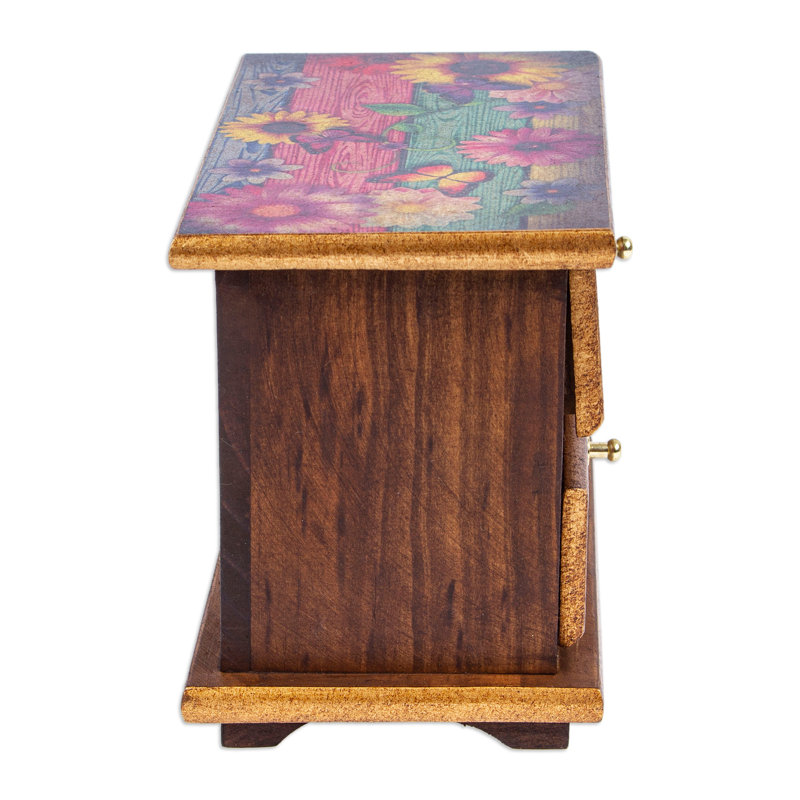 Aadilynn Handmade Solid Wood Jewelry Box