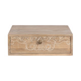 Mirza Solid Wood Floating Side Table