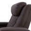 Siège de cinéma en cuir véritable de 129,75 po de largeur avec porte-gobelet