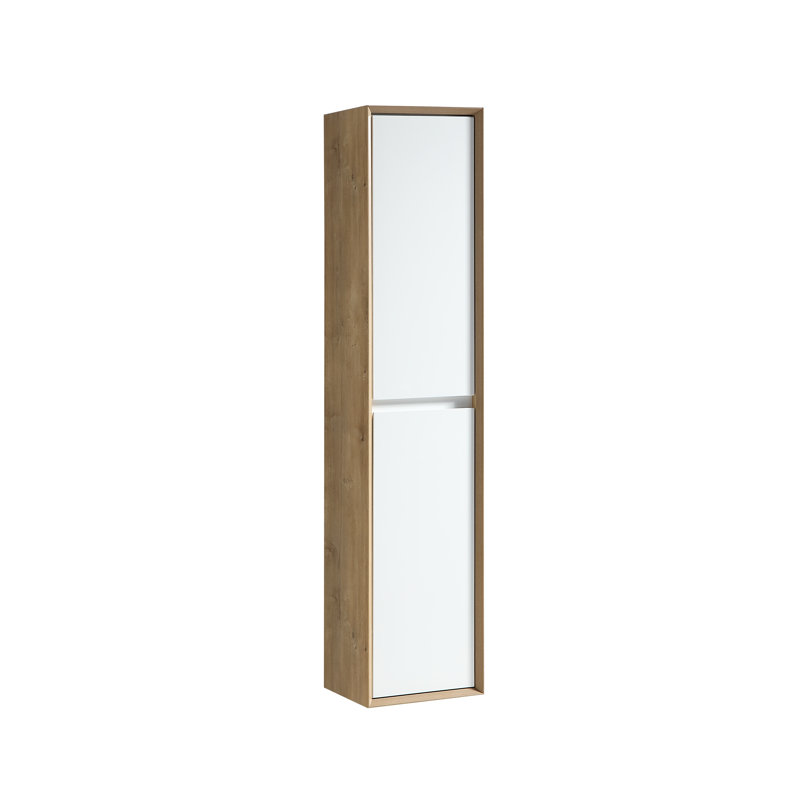 Armoire à linge 14 po Banfield, Blanc lustré