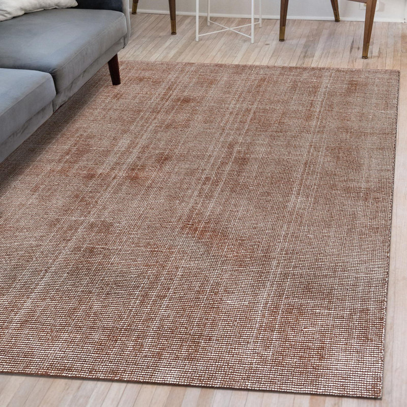 Jill Zarin Farmhouse English Manor Rug Mocha Brown, Rectangle 4'1" x 6'1"