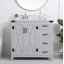 Ensemble de meuble-lavabo simple 36 po Slayton-1961482742