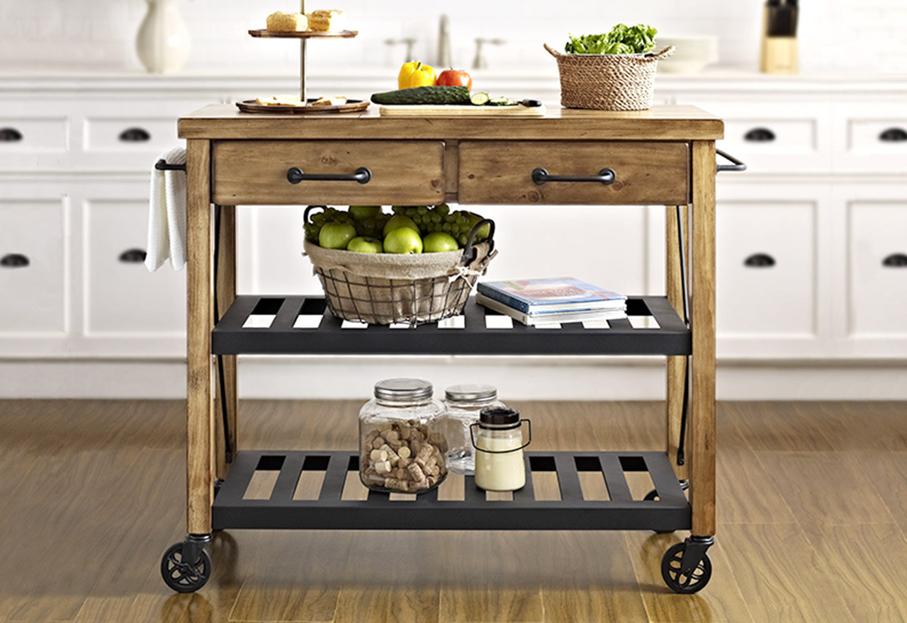 Antique Inspired Kitchen Carts More 2024 Wayfair   Antique Inspired Kitchen Carts   More 