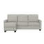 Canapé modulaire gris reconfigurable