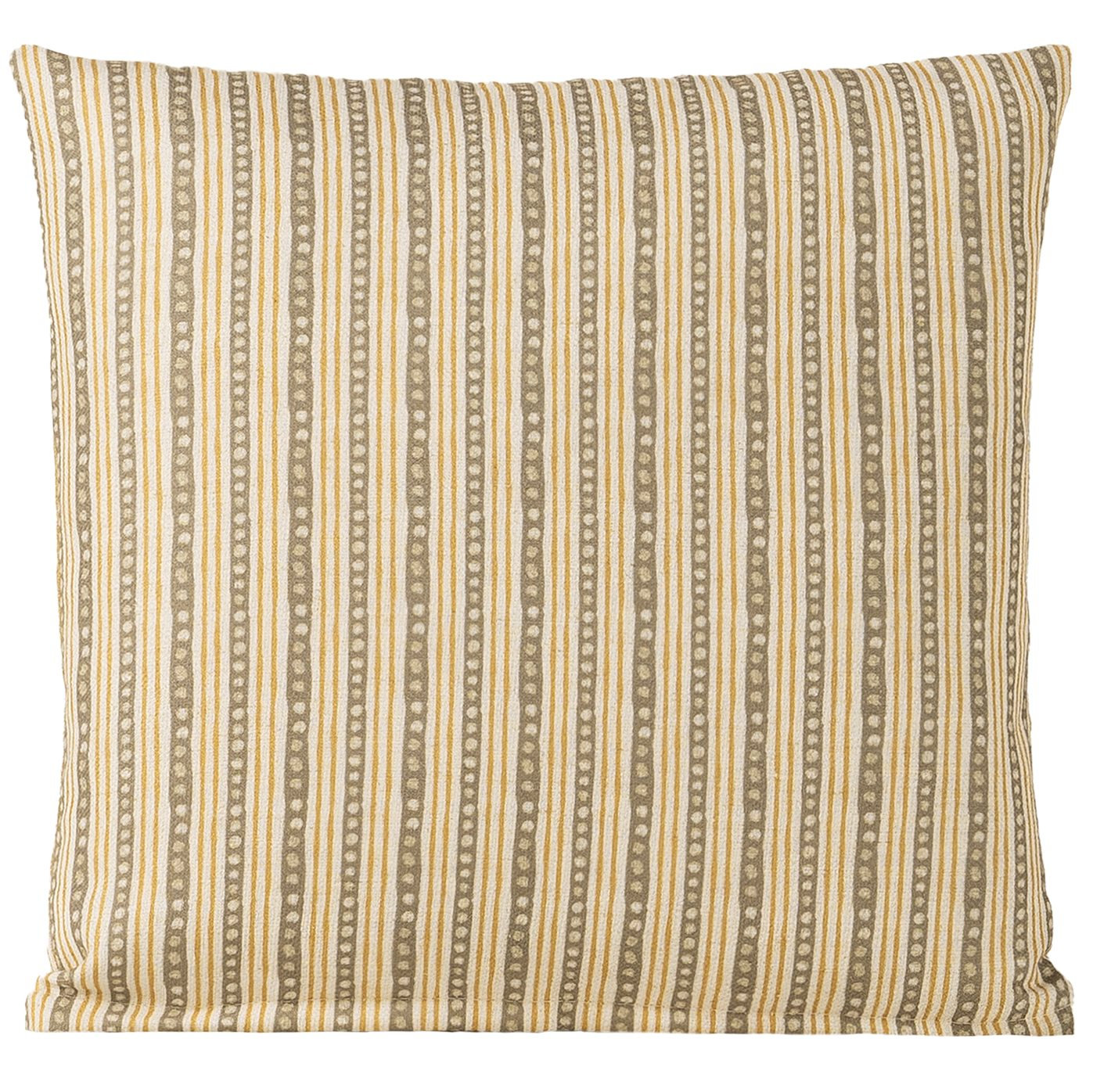 Hansah Throw Pillow, Herb Striped, Square 18", Feather