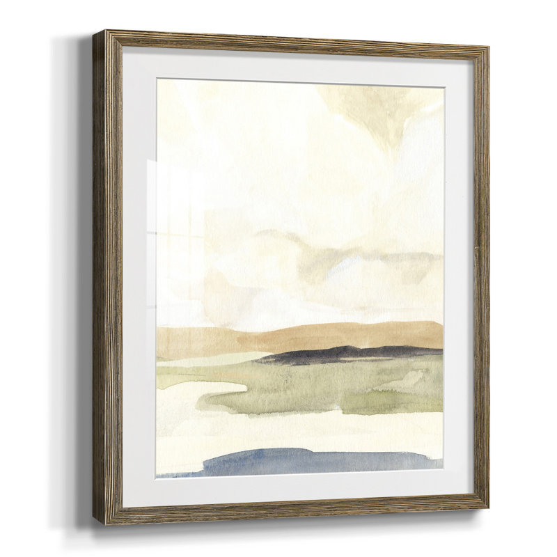 Eba Slate Mouvement II, reproduction d'art sur toile, Papier avec cadre noyer, Blanc, H 20 po x l 16 po