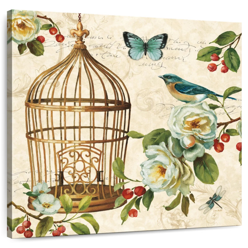 Cage dorée Brampt Free As A Bird II, H 36 po x l 36 po