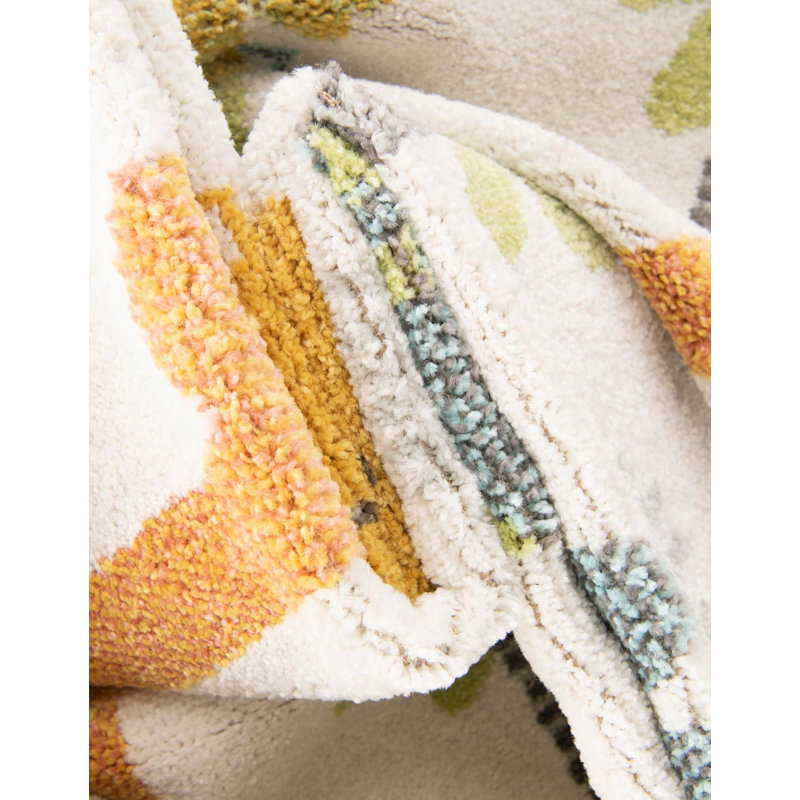 Unique Loom Dinotopia Whimsy Kids Rug, Rectangle 5'3" x 8'