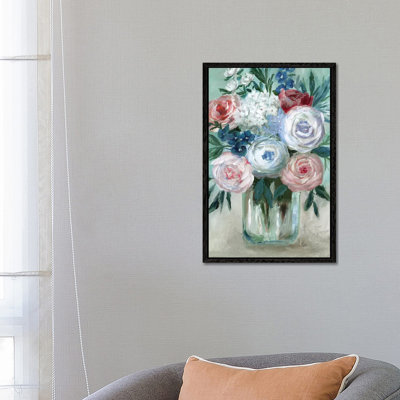 Chalk Pastel Bouquet by Nan - Painting on Canvas