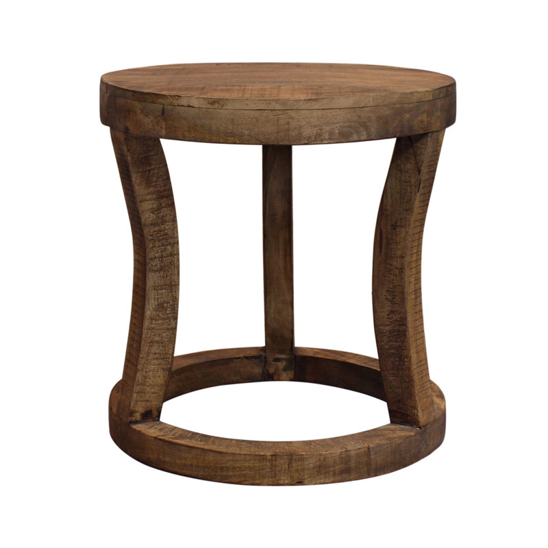 Damyah Solid Wood Accent Stool