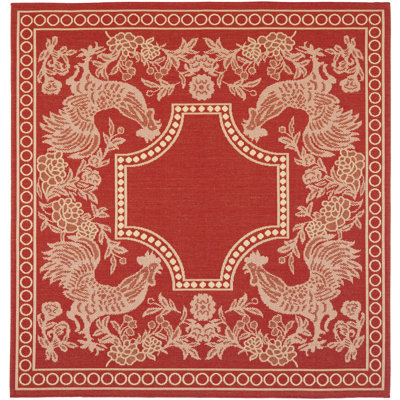 Havza Performance Floral Indoor/Outdoor Area Rug