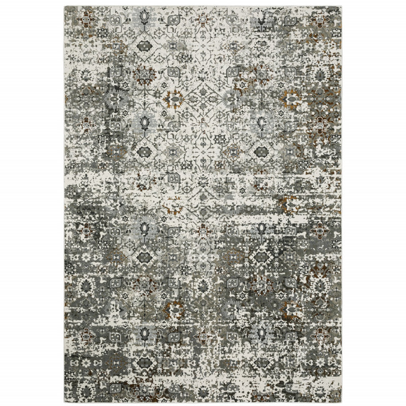 Oriental Indoor Rug, Rectangle 3'10" x 5'5"