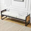 56.7" Boucle Fabric Upholstered Bench-615471331