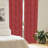 Winter Season Holiday Themed Vibrant Background Snowflakes with Polka Dot, Window Treatments Semi-Sheer Rod Pocket Sliding Panel-166032467