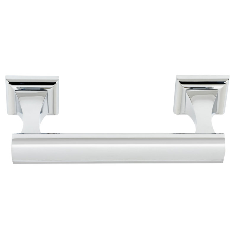 Manhattan Wall Mounted Swing Toilet Paper Holder, Polished Chrome