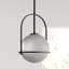 Luminaire suspendu Arie avec abat-jour sphérique-1000846274-1000846285