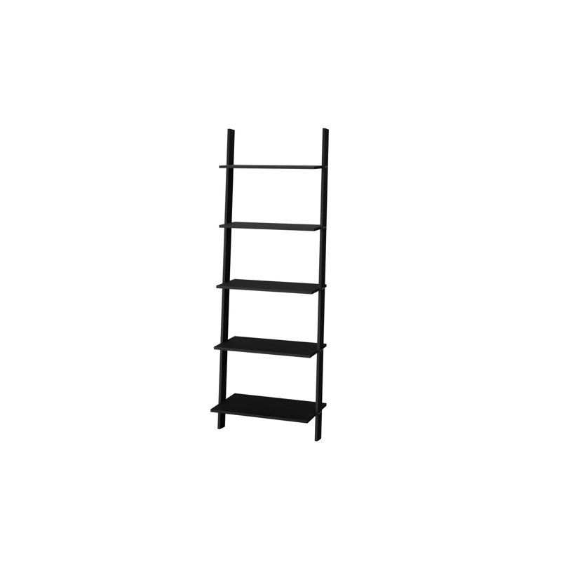Anikin Ladder Bookcase, Black