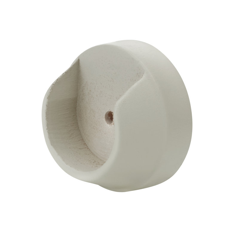 Keswick Wood Rod Socket, Truffle, 3.5cm