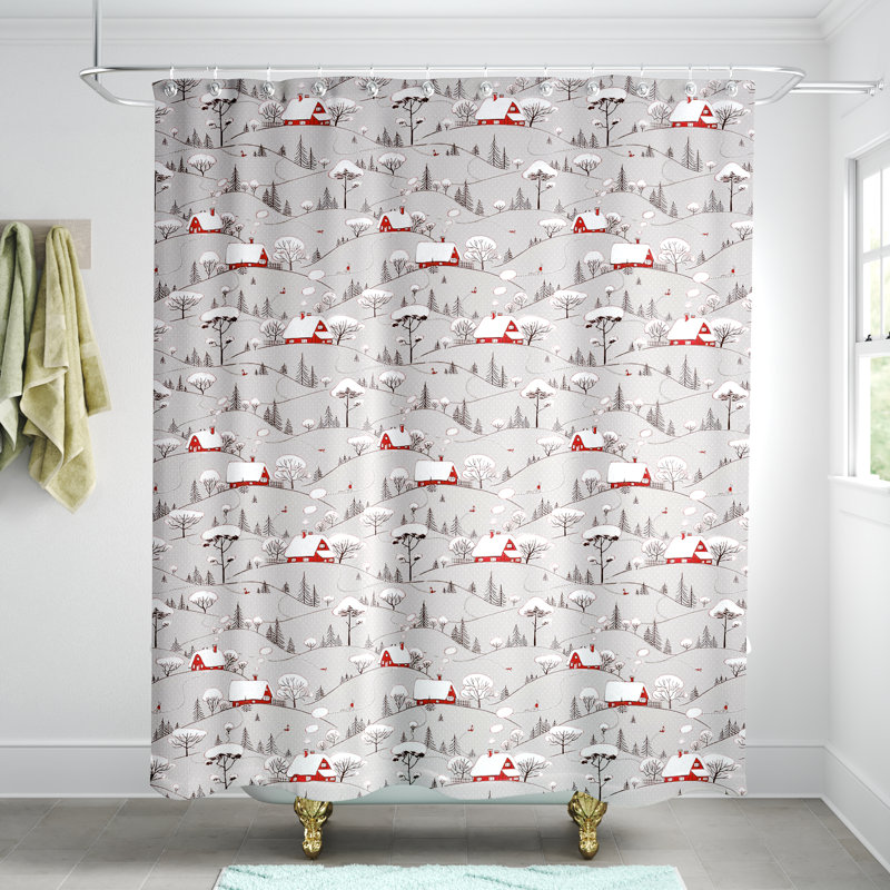 Rideau de douche simple Cambridgeshire