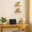 Solid Wood Floating Shelves，Rustic Wooden Wall Shelves-501930268-497772436