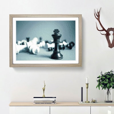A Chess Battle - Framed Print