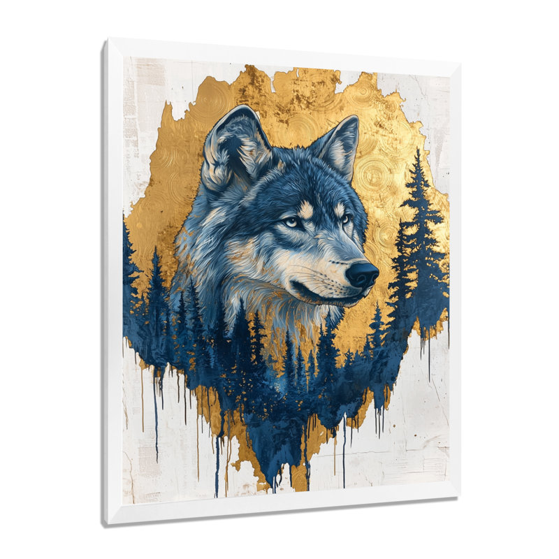 Graice - Animals Canvas Prints, H 32 po x l 24 po, Reproduction encadrée d'une seule photo, Blanc