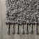 Felicdad Shag Plush Tassel Charcoal Rug