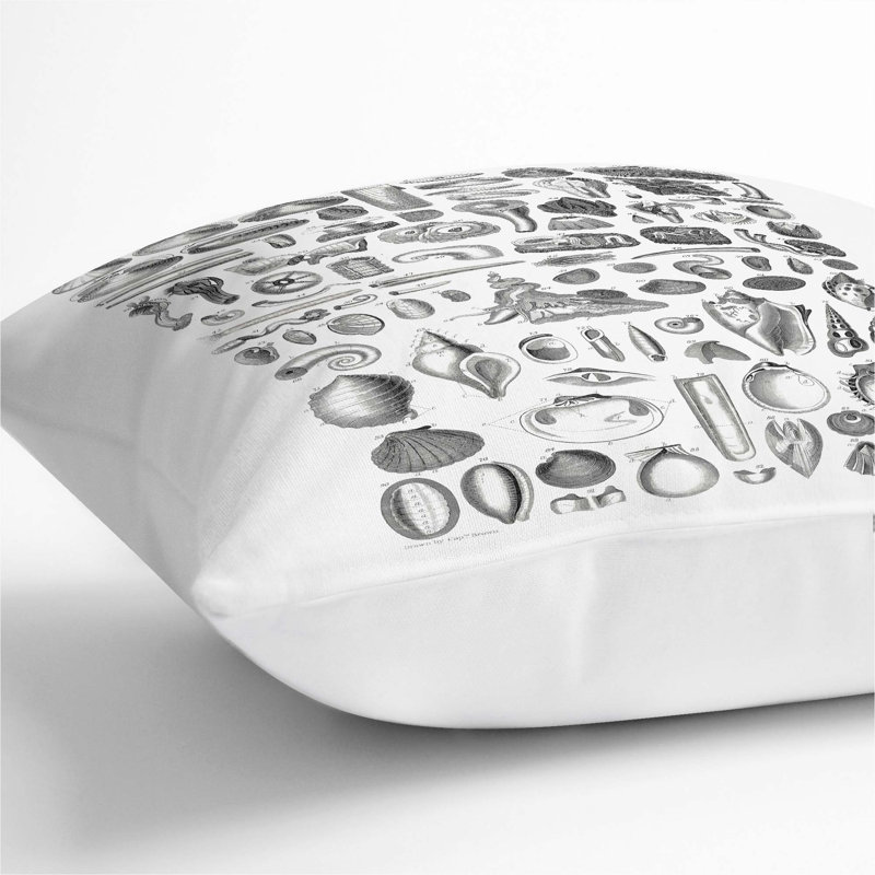 Square Throw Cushion, White, 40cm H x 40cm W x 15cm D