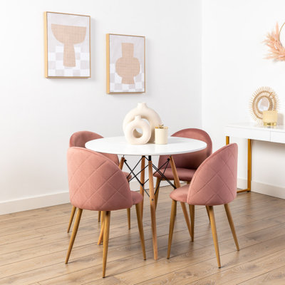 Dlani Beech Round Dining Table