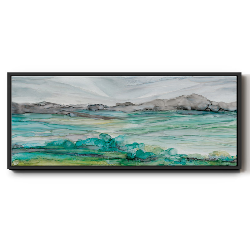 «Pastoral Abstract», toile encadrée, H 12 po x l 30 po