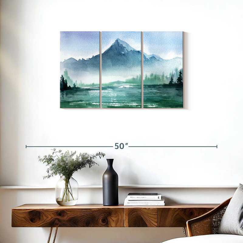 Alvord, montagne et eau, H 20 po x l 33 po