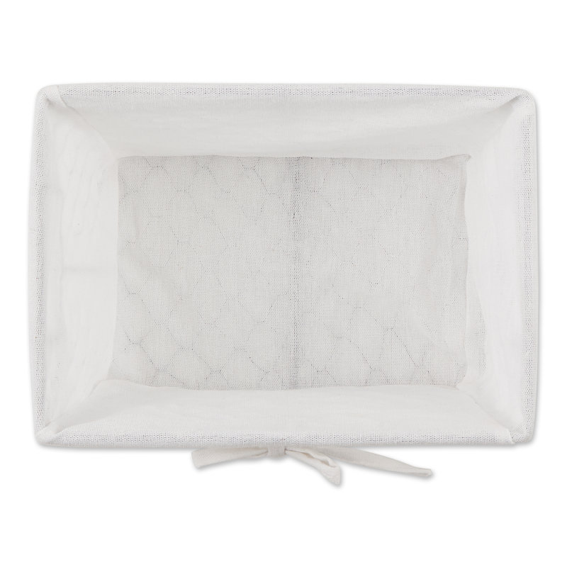 Ensemble de paniers en fil métallique, Blanc