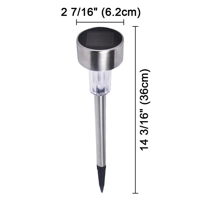 Solar Powered Metal Pathway Light Pack