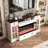 Fireplace TV Stand with LED Lights