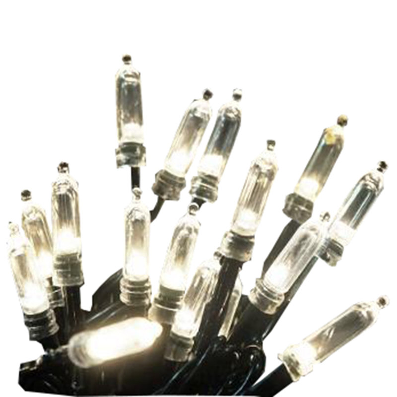 Abisaid 150 - Bulb 432'' Plug-in LED Mini String Light, White/Clear, White