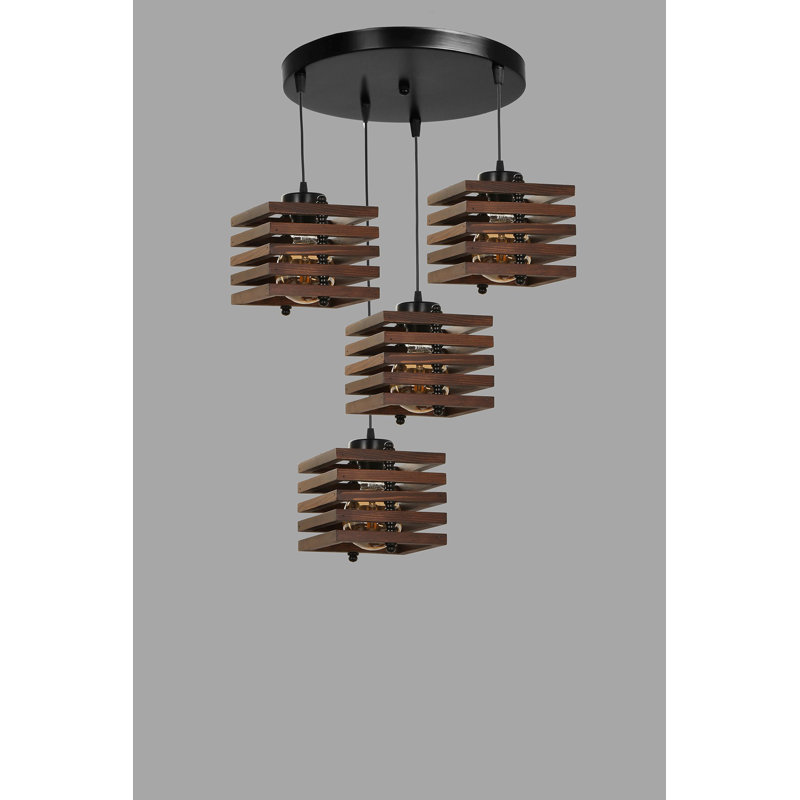 Kodi 4 - Light Cluster Pendant, Dark Brown
