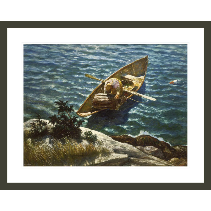 Sun Glint By N.C. Wyeth - Framed Giclee Print, 23.5" H x 29.31" W