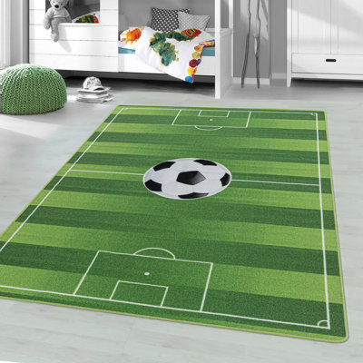Gillies Flatweave Green Rug