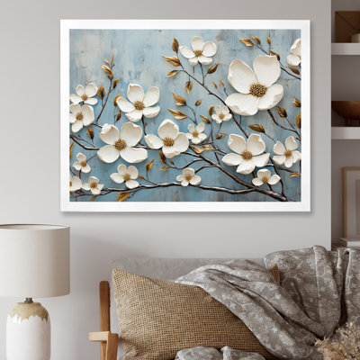 " White Dogwood Blossom Escape IV "
