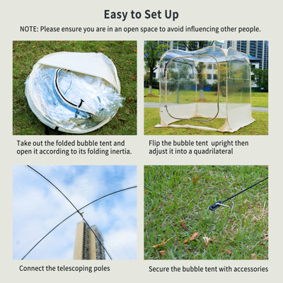 6 x 6 ft Outdoor Canopy Tent with 360 Degree View