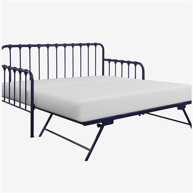 Lit de jour avec lit gigogne relevable 1pc, Marine