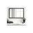 Farhi Rectangle Embossed Bathroom Wall Mirror-870401292-870401293