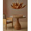 Dominica Round Mahogany Wood Dining Table